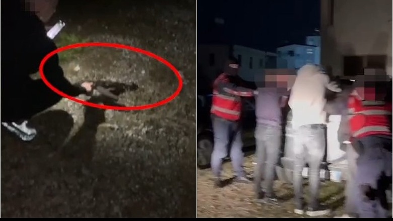 Bënin video duke qëlluar me kallashnikov për t’i postuar në TikTok, 7 të arrestuar në Durrës
