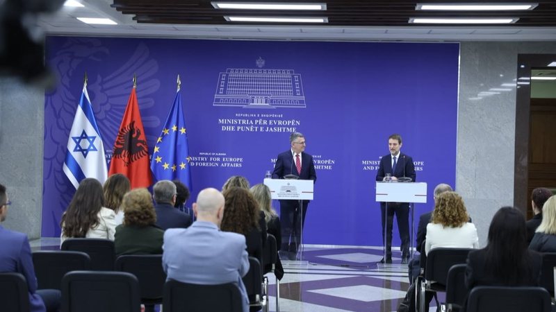 Takimi i ministrit Hoxha me homologun izraelit, Sa’ar: Njerëzit tanë ndihen të sigurt në Shqipëri